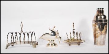 A good early 20th century silver plated cocktail s