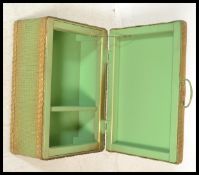 A vintage 20th Century Lloyd Loom Lusty style Otto