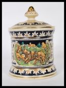 A vintage 20th century German stoneware tobacco ja