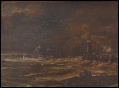 L. Silas (1890-) An early 20th century oil on boar