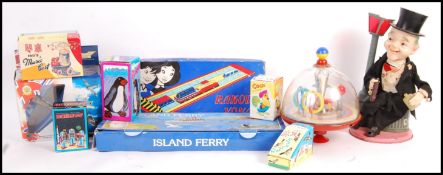 COLLECTION OF VINTAGE CLOCKWORK AND OTHER TOYS.