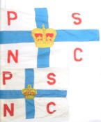 TWO MID 20TH CENTURY PACIFIC STEAM NAVIGATION COMPANY FLAGS