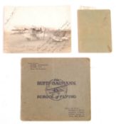 RARE WWI FIRST WORLD WAR INTEREST RUFFY BAUMANN FLYING SCHOOL ITEMS