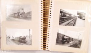 LOCAL INTEREST COLLECTION OF STEAM TRAIN PHOTOGRAPHS AND POSTCARDS