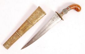 PHILIPPINES 19TH / 20TH CENTURY GUNONG / PUNYAL KRIS DAGGER