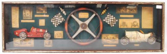 CLASSIC CAR MOTORING SHADOWBOX DISPLAY