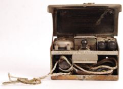 ORIGINAL WWII MILITARY FIELD TELEPHONE SET D MK V