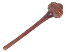 ANTIQUE 19TH CENTURY FIJIAN 'ULA' WAR CLUB POSSIBLY IRONWOOD