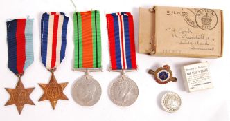 WWII SECOND WORLD WAR MEDAL GROUP - GENTLEMAN FROM SOMERSET