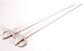 LATE 20TH CENTURY LEON PAUL MADE FENCING SWORDS