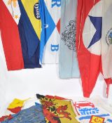 COLLECTION OF ASSORTED SHIPPING LINE FLAGS