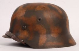 WWII SECOND WORLD WAR GERMAN M35 STEEL COMBAT HELMET