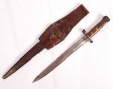 WWI FIRST WORLD WAR 1888 PATT LEE ENFIELD RIFLE BAYONET