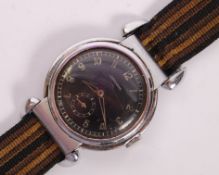 WWII ERA GERMAN JUNGHANS PILOT'S LUFTWAFFE WRIST WATCH