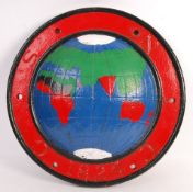 RARE GENERAL STEAM NAVIGATION COMPANY CAST IRON PLAQUE FROM LAPWING