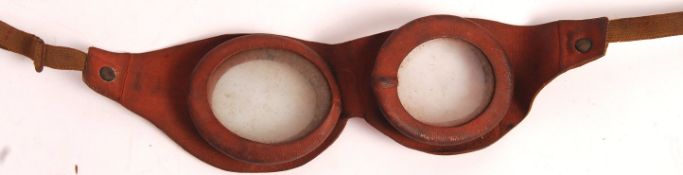 RARE WWI FIRST WORLD WAR RFC 1ST PATTERN FLYING GOGGLES