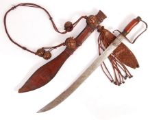 ANTIQUE 19TH / 20TH CENTURY MANDINKA TAKOUBA / KASKARA SWORD