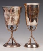 HALLMARKED SILVER TROPHIES AWARDED TO A LIEUTENANT COLONEL