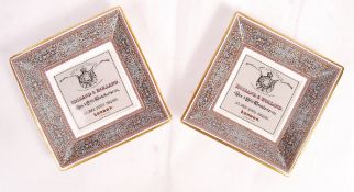 RARE HOLLAND AND HOLLAND GUN MAKERS PORCELAIN ASHTRAY