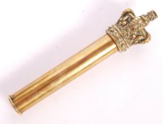 UNUSUAL 19TH CENTURY VERGER'S MACE / GAVEL - THOMAS KENNETT