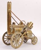 CAST BRASS MODEL OF STEPHENSONS ROCKET