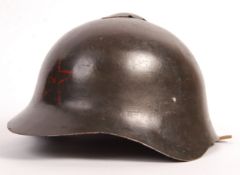 RARE WWII SECOND WORLD WAR SOVIET RUSSIAN SSH-36 COMBAT HELMET
