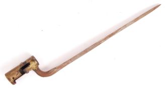 ANTIQUE 19TH CENTURY BRITISH 'BROWN BESS' SOCKET RIFLE BAYONET