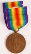 WWI VICTORY MEDAL LOYAL NORTH LANCASHIRE REGIMENT
