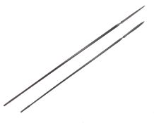 19TH CENTURY POLEARM / SPIKE / SPEARS WITH SPIKED POINTS