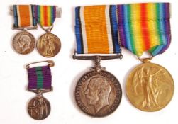 WWI MEDAL PAIR FORM A CORPORAL HG PAYNE RAMC