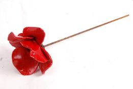 PAUL CUMMINS TOWER OF LONDON CERAMIC WWI POPPY