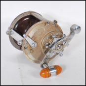 A vintage 20th Century Grice & Young Christchurch Tatler Big Game Sea fishing Reel 4.5