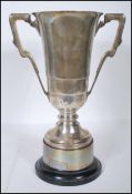 A rare vintage 1960's / 1970's ' Bristol Motorcycle Club ' hallmarked silver trophy. Marked for '