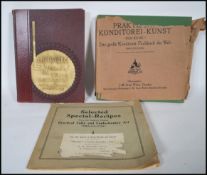 Two early 20th Century baking / patisserie related cook books to include 'Lambeth Method of Cake