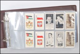 A collection of trade cards and giveaways to include cards with errors to include Famous Prize