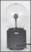 A retro 20th Century desk top plasma display gas globe Eye Of The Storm Lightning lamp,   glass