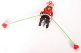 FRENCH CELLULOID CIRCUS CLOWN UNICYCLE TIGHTROPE TOY
