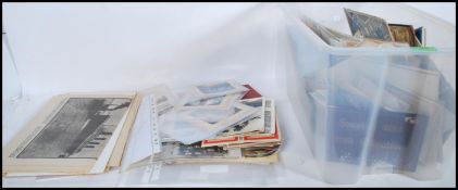 A large collection of mix ephemera, some local interest to include war time military papers and