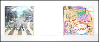 A collection of x3 vintage ' The Beatles ' long play LP vinyl records to include; The White Album (