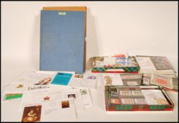 A collection of 20th Century stamps to include Great British pre and post decimal stamps mostly