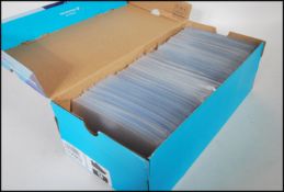 Sleeves for postcards. Suitable for small size p/cards. Clean and label free. Shoebox full.