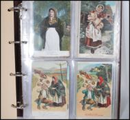 Two Ireland postcard (inc Northern) album collection of vintage Irish postcards approx 358 mostly of