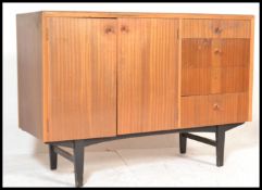 A retro 20th Century teak wood sideboard credenza,