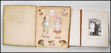 Two 19th Century Victorian photographic albums with approx 62 Carte-de-Visites (CdVs) and Cabinet
