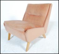 Ernest Race - Race Furniture - Heals - ' Woodpecker '  bedroom chair / cocktail chair, upholstered