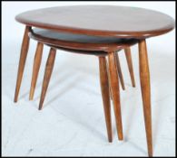 Lucian Ercolani - Ercol - Pebble - A vintage mid 20th Century set of three beech and elm wood nest