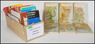 A collection of approx 45 maps (mostly Ordnance Survey) to include maps for Isles of Scilly,