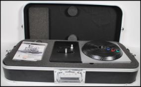 PLAYSTATION 3 DJ HERO 2 SET WITH GAME AND TURNTABLE.