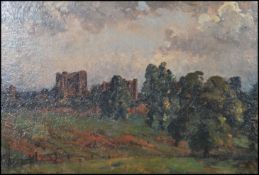 Alfonso Toft (British, 1866-1964) - An early 20th Century oil on board painting depicting a