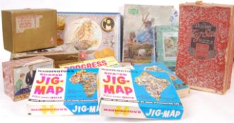 ASSORTED VINTAGE VICTORY, WADDINGTONS AND OTHER PUZZLES